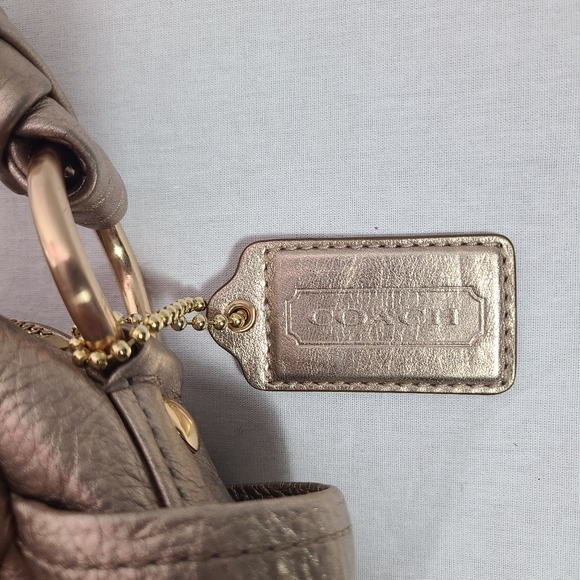 COACH parker rose gold leather shoulder bag - Picture 15 of 15